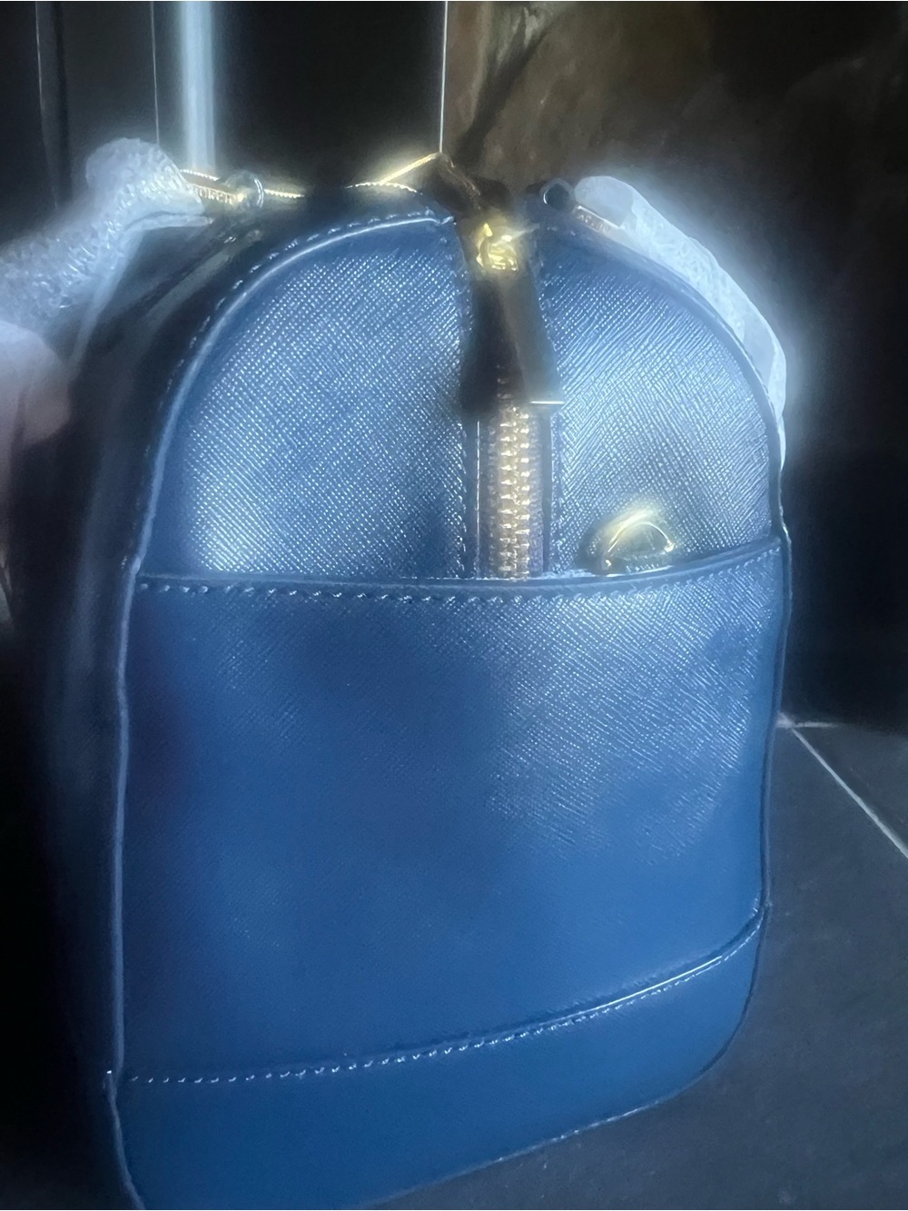 Tory Burch Navy Saffiano Satchel - Brand New With Tags
Never used. - Picture 9 of 16